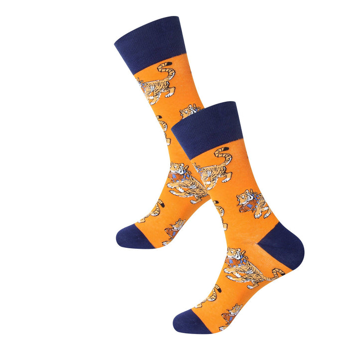 Orange Tiger Socks