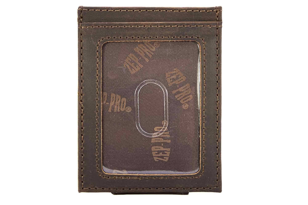 Bass Magnetic Leather Slim Wallet