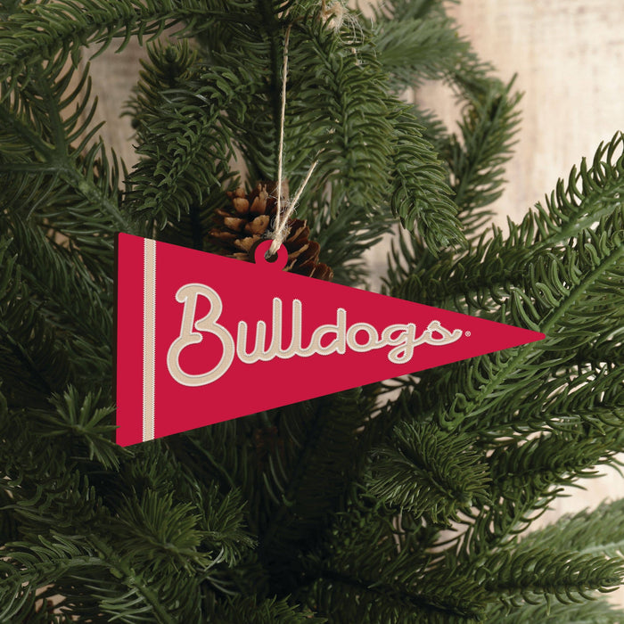 Georgia Bulldogs Pennant Ornament