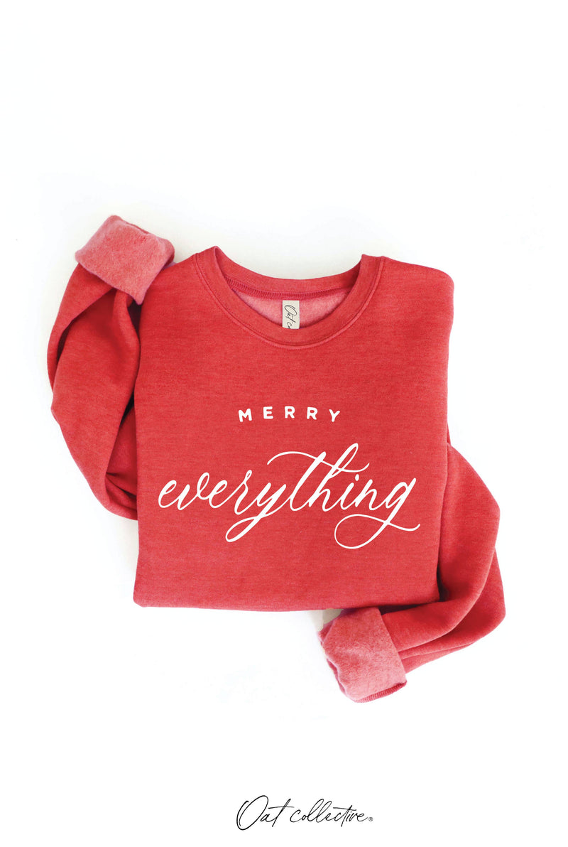 MERRY EVERYTHING Graphic Sweatshirt