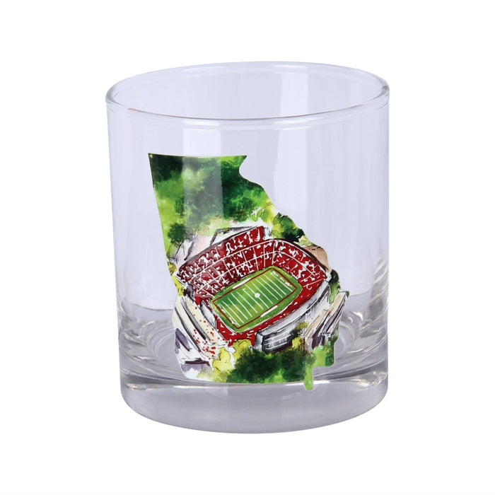 Georgia Stadium Rocks Glass