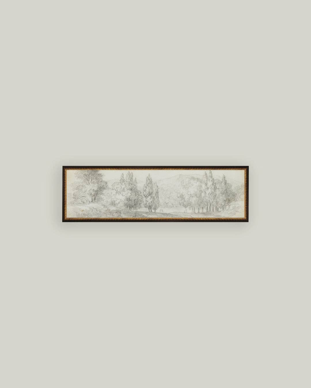 Country Meadow Sketch 12x5