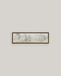 Country Meadow Sketch 12x5