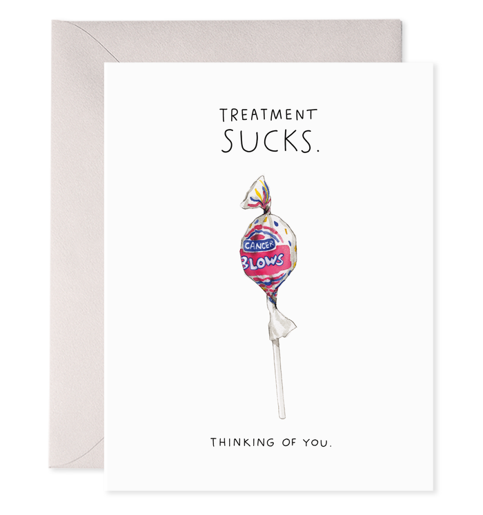 Treatment Sucks Greeting Card