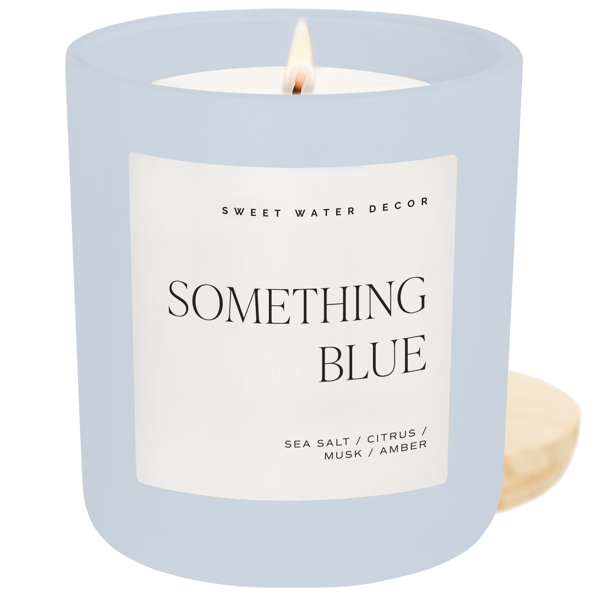 Something Blue 15 oz Soy Candle, Matte Jar