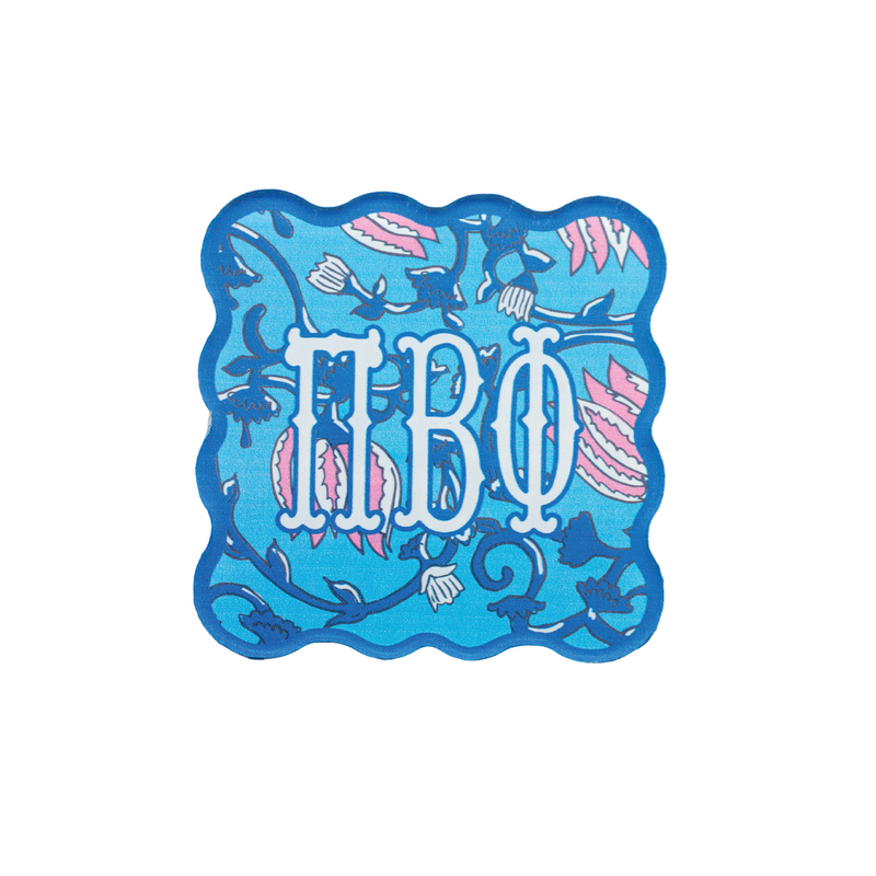 Sorority Block Print Acrylic Coasters - Sets of 2