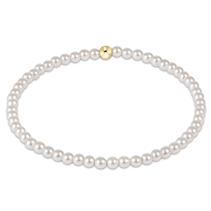 egirl classic pearl 3mm bracelet