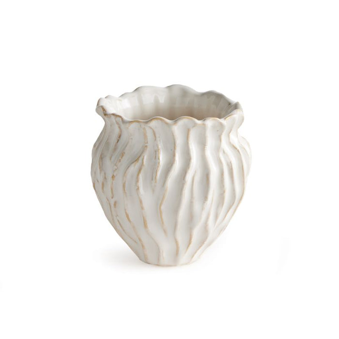 Esmeralda Mini Pot - White