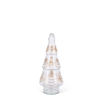 Vintage Etched Glass Tree