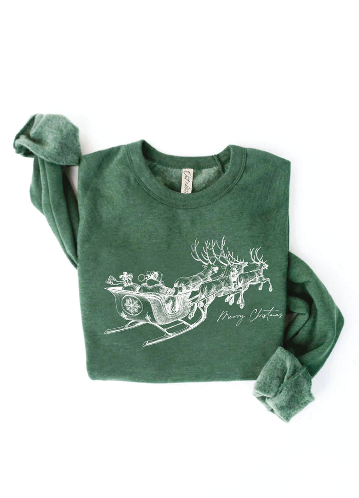 MERRY CHRISTMAS Graphic Sweatshirt
