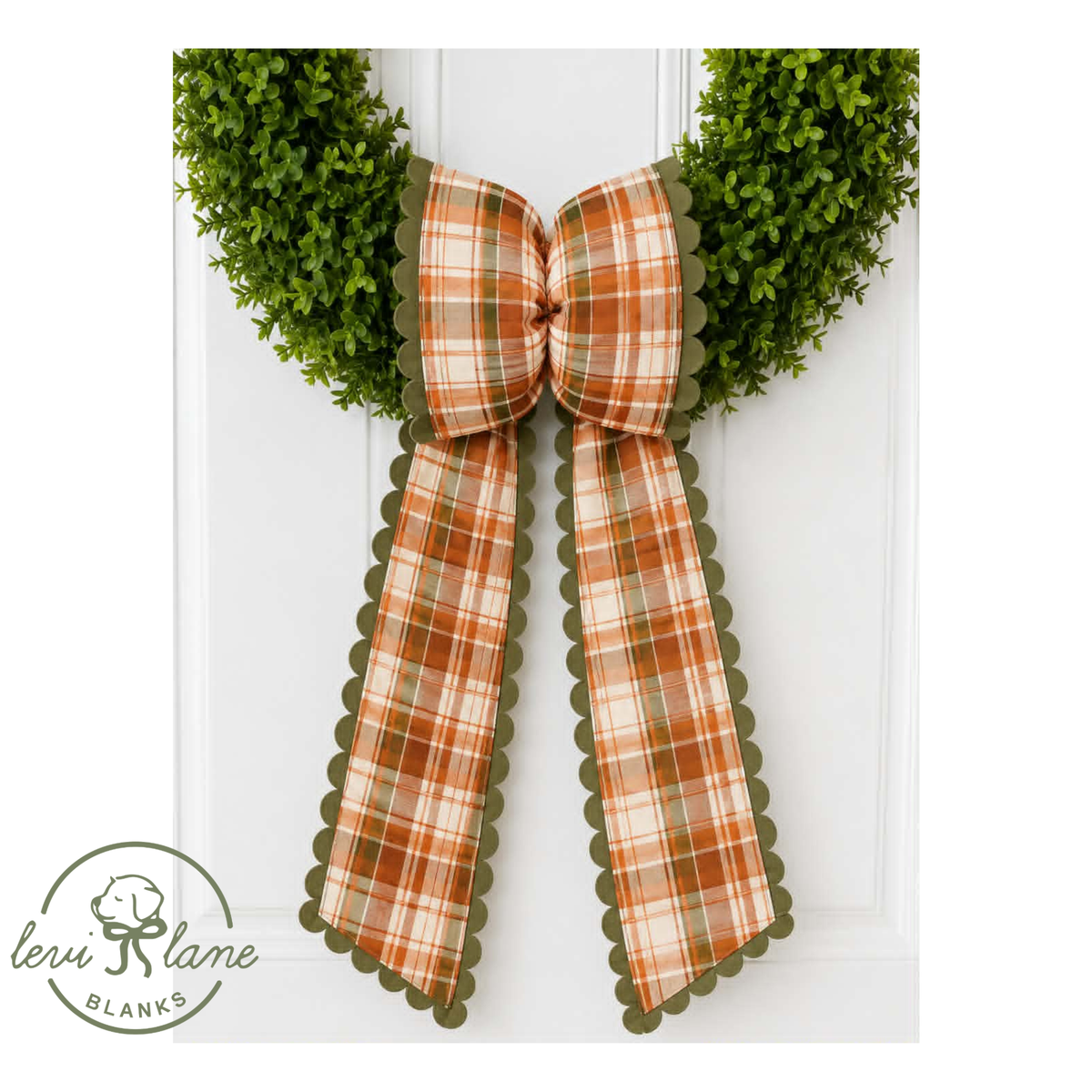 Fall Bow Wreath Sash