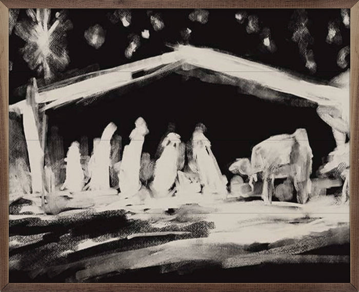 Moody Christmas Nativity