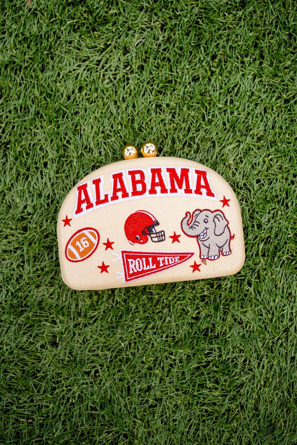 Embroidered Clutch - Roll Tide