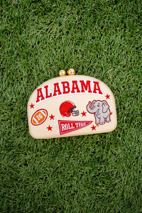 Embroidered Clutch - Roll Tide