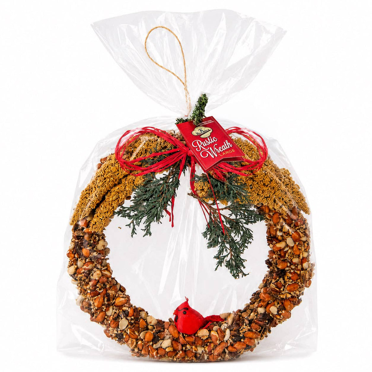 Rustic Birdseed Grapevine Wreath - 6"