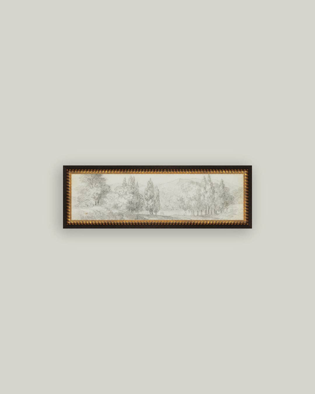 Country Meadow Sketch 12x5