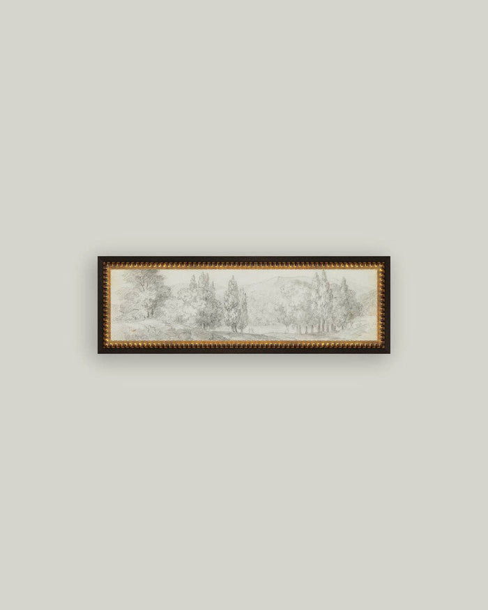 Country Meadow Sketch 12x5