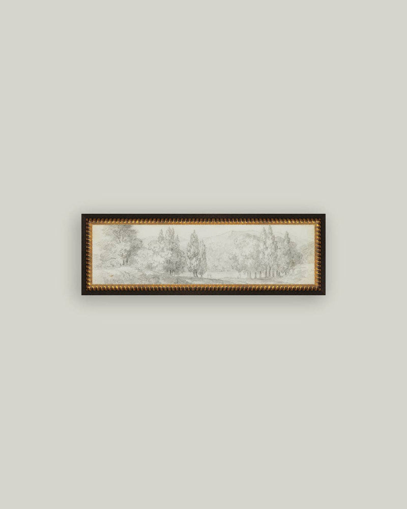 Country Meadow Sketch 12x5