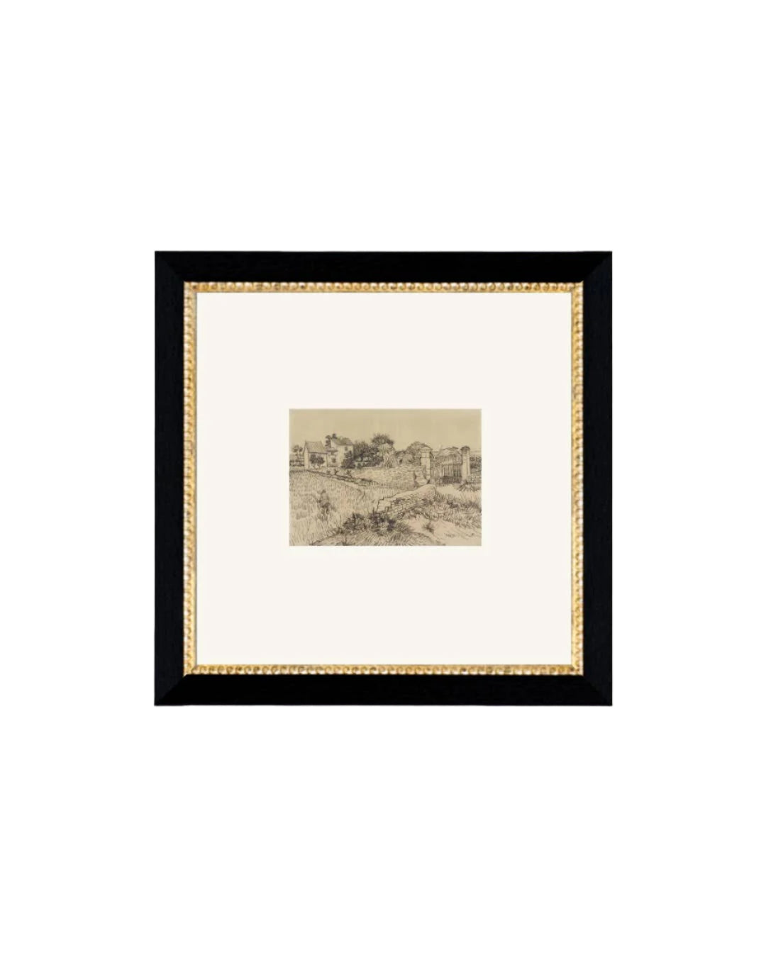 Tuscan Village Framed Antique Art