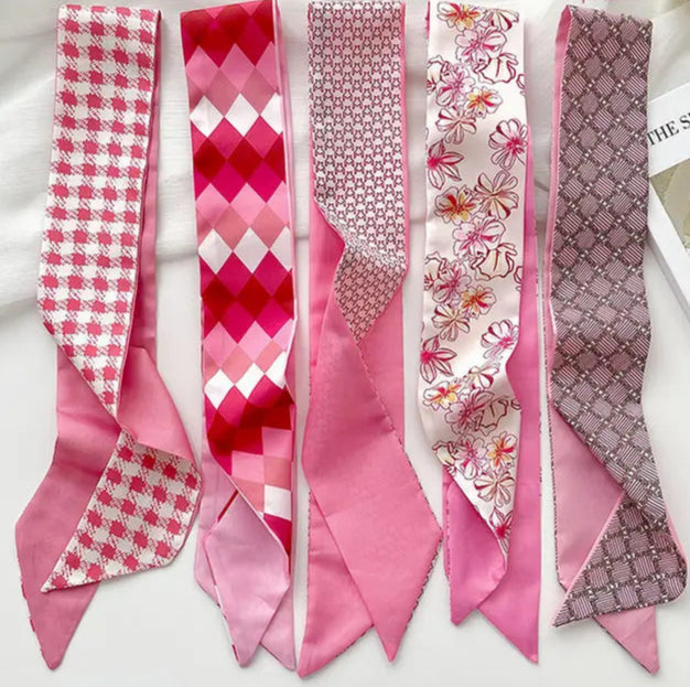 Twilly Scarf - Pinks