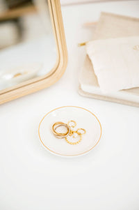 Trinket Tray, Small Round Heart