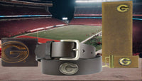 Georgia Bulldogs Collegiate Woven Ribbon Key Chain. University of Gerogia Key Fob. UGA Dawgs Gift. Brass Clasp and O-Ring.