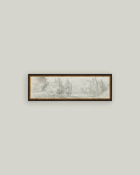 Country Meadow Sketch 12x5