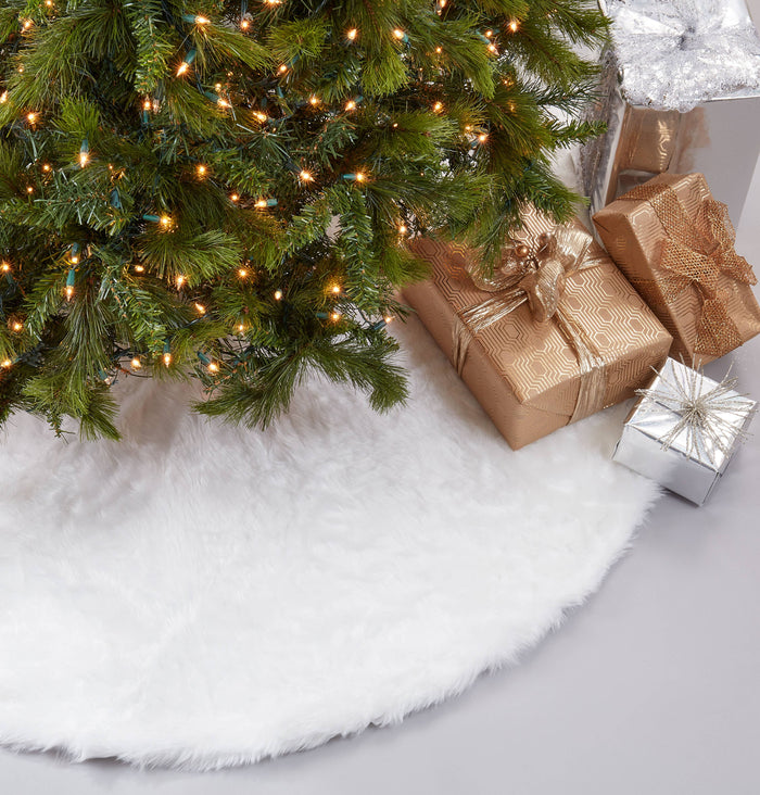 Faux Fur Tree Skirt