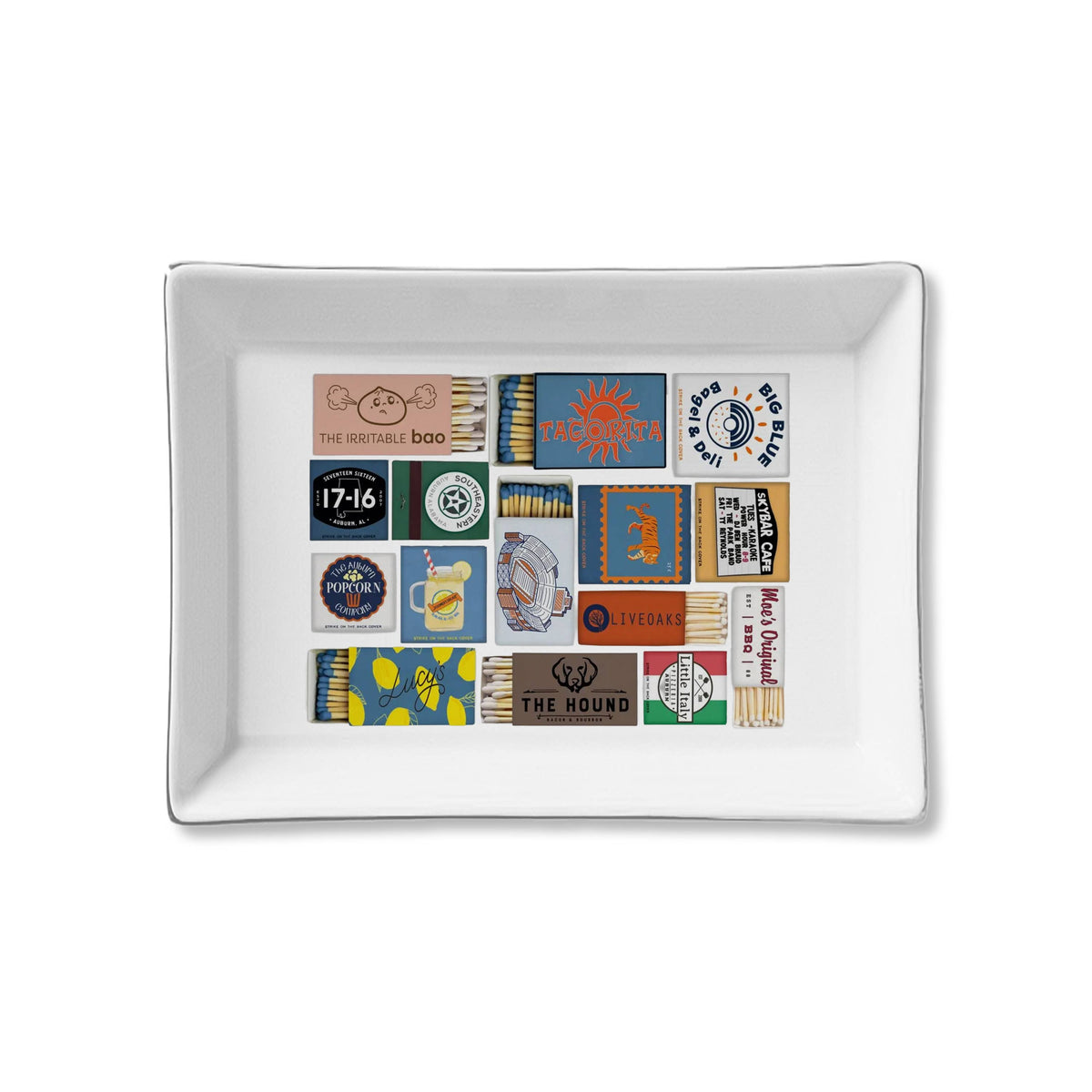 Ceramic Tray - Matches Auburn