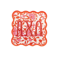 Sorority Block Print Acrylic Coasters - Sets of 2