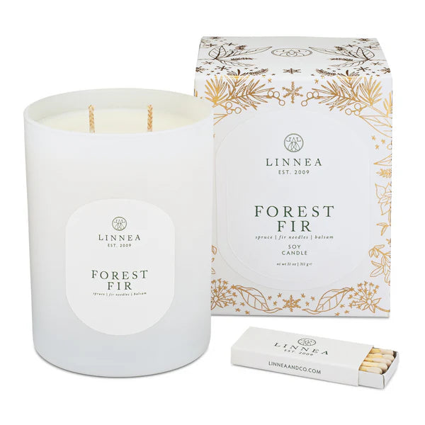 LINNEA Two Wick Candle - Forest Fir