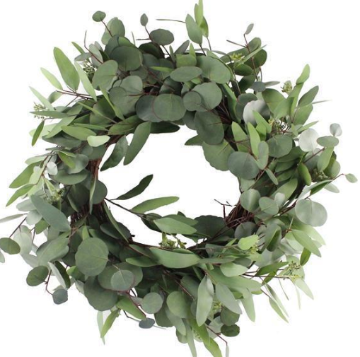 Eucalyptus Wreath Green 24"