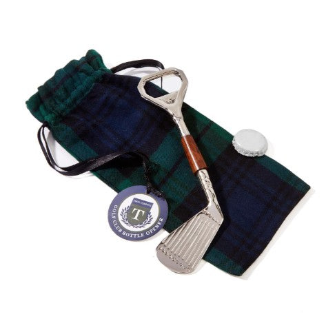 Golf Club Bottle Opener in Pouch