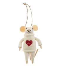 Wool Whimsy Mouse Ornaments
