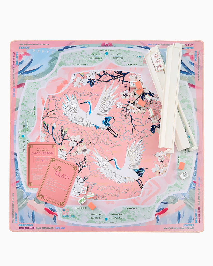 Mahjong Mat - Heron Mat in Tube