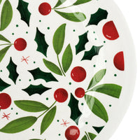 Holly Leaves Large Melamine Platter