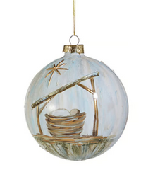 Holy Night Ball Ornament - 5"