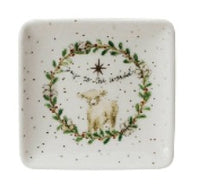 Square Stoneware Dish