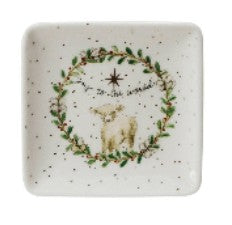 Square Stoneware Dish