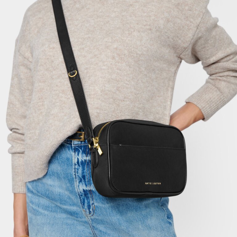 Nylon-Luxe Crossbody Bag