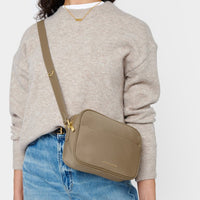 Nylon-Luxe Crossbody Bag