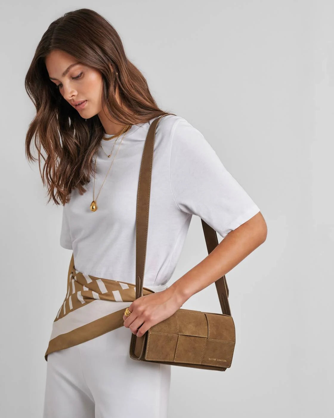 Taya Woven Crossbody Bag