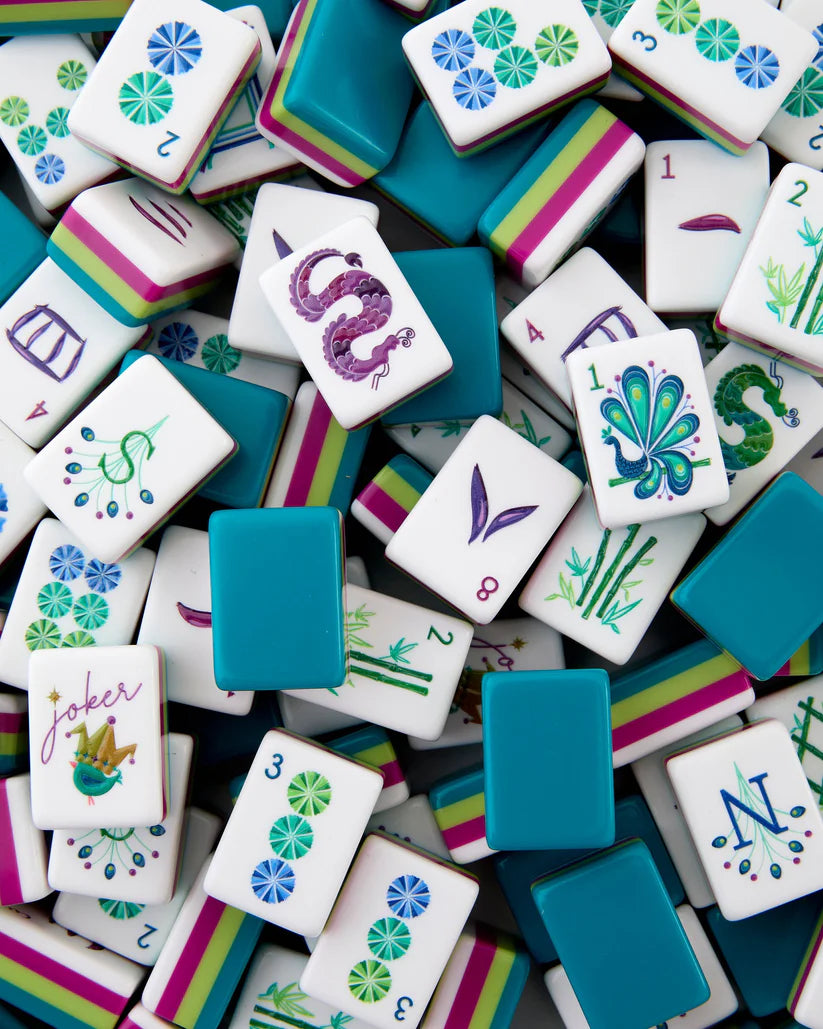 Mahjong Tiles - Lagoon