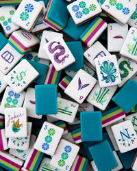 Mahjong Tiles - Lagoon