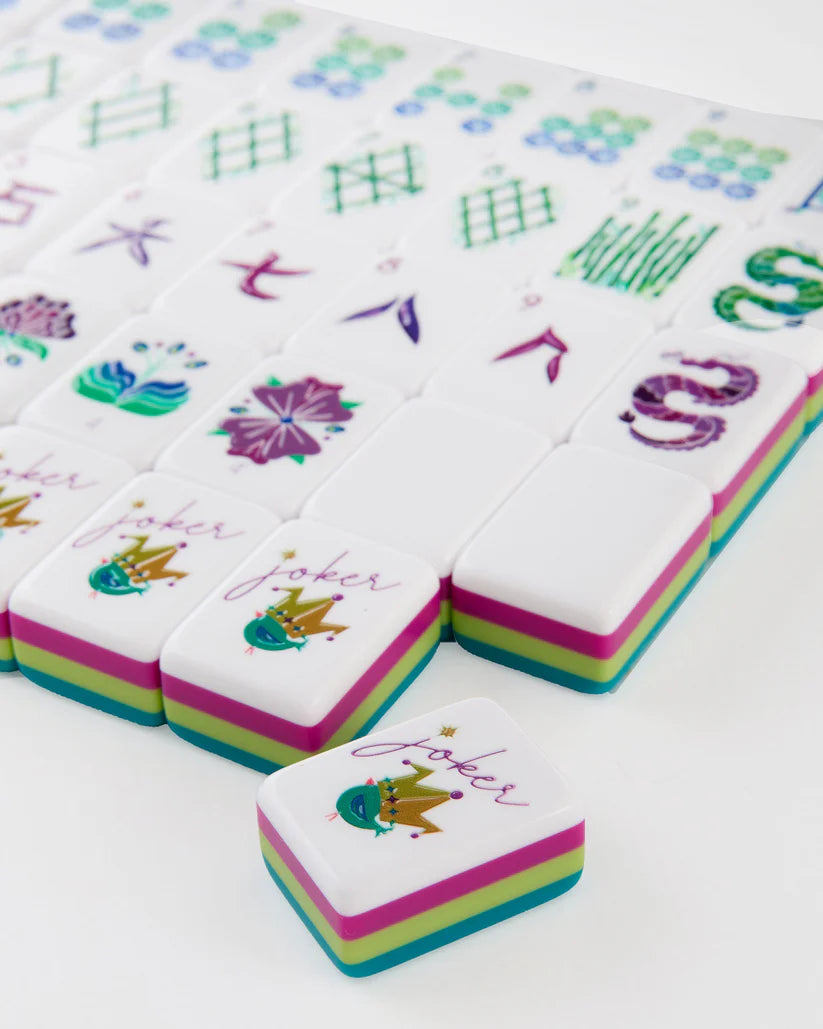 Mahjong Tiles - Lagoon