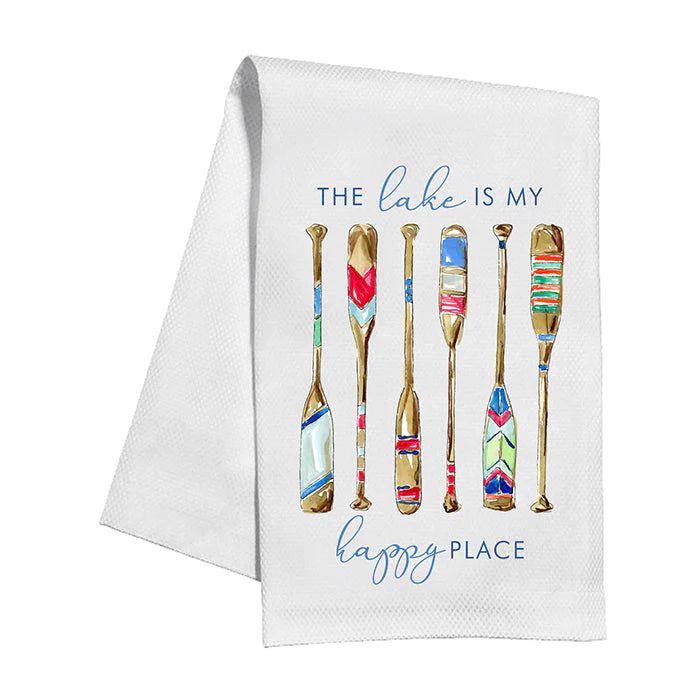 Kitchen Towel - The Lake is My Happy Place