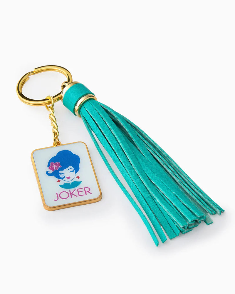Mahjong Tile/Tassel Keychain
