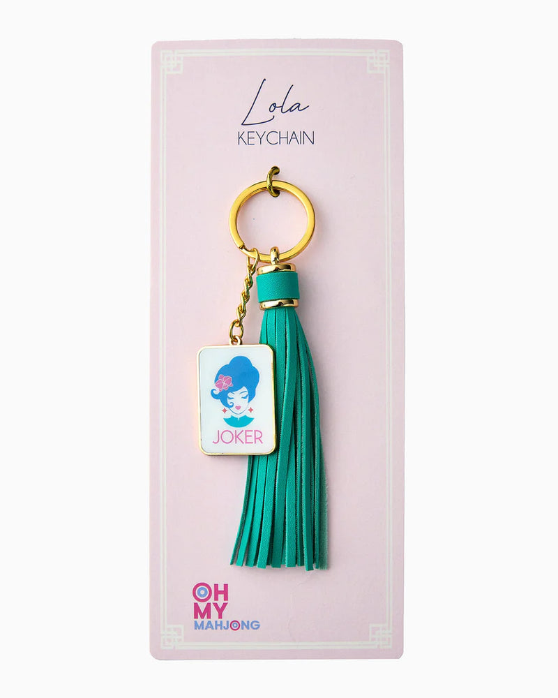 Mahjong Tile/Tassel Keychain