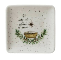 Square Stoneware Dish