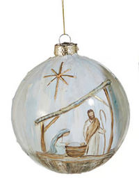 Holy Night Ball Ornament - 5"